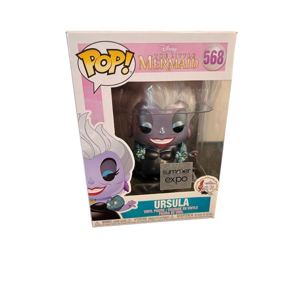 NWT Funko Pop Little Mermaid Ursula Summer Expo Metallic